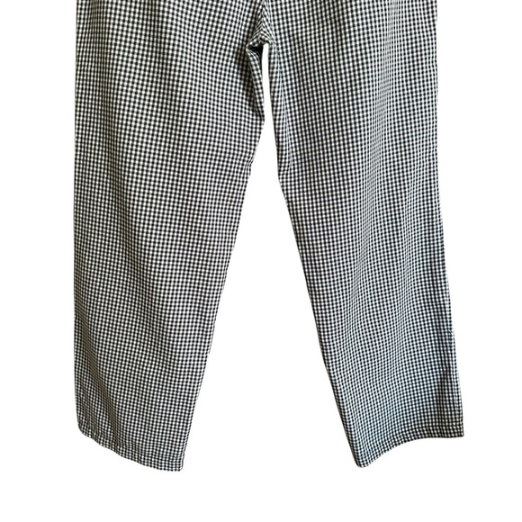 BRIXTON Victory Washed Navy Gingham Trouser Pants High Waisted Straight Leg 30 - Picture 9 of 16